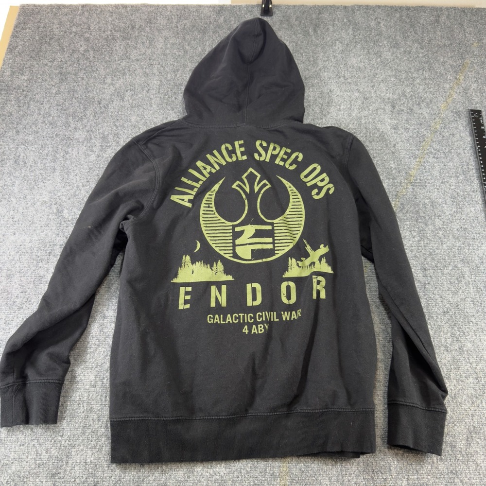 Star Wars Alliance Spec Ops Endor Graphic Hoodie Black Size M